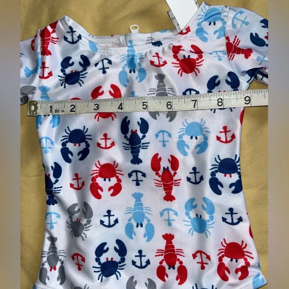 Flap Happy Kids UV 50 NWT Long Sleeve One Piece Swimsuit Size 2